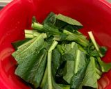 シンプル美味しい！小松菜と豚肉の中華炒め作り方1写真