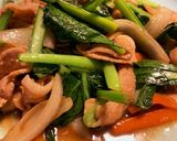 シンプル美味しい！小松菜と豚肉の中華炒め作り方5写真