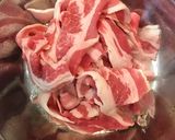 包丁を使わない牛丼(の頭)作り方3写真