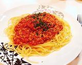 わたしのミートソースパスタ　@鶏そぼろ作り方7写真