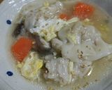 手作り皮で水餃子作り方8写真