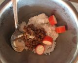 納豆とカニカマチーズ巻きのご飯作り方2写真