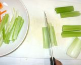 搾菜セロリのスープ♪簡単高血圧動脈硬化作り方3写真