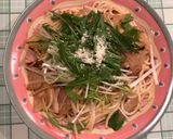 キノコとベーコンとツナのパスタ作り方5写真