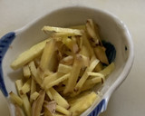 牡蠣と春菊と残り物野菜で八宝菜風作り方3写真