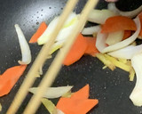 牡蠣と春菊と残り物野菜で八宝菜風作り方6写真