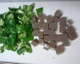 ✿ピーマンとこんにゃくの甘辛みそ炒め✿作り方1写真