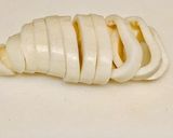 イカ　人参　アサリのネギ味噌和え作り方2写真