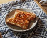 にんじんと玉ねぎスライスのトースト作り方5写真
