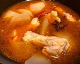鶏手羽元と大根のスープカレー作り方6写真