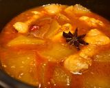 鶏手羽元と大根のスープカレー作り方7写真
