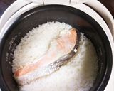 塩鮭ごはん作り方2写真