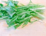 カリッと✨水菜とカニカマ長芋のかき揚げ作り方2写真