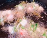 カリッと✨水菜とカニカマ長芋のかき揚げ作り方7写真