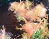 カリッと✨水菜とカニカマ長芋のかき揚げ作り方8写真