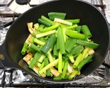 お揚げと青ねぎの肉味噌和え。作り方6写真