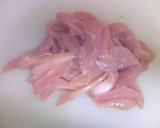 ささみでもコクのある♪ゴマ味噌焼き♪作り方1写真
