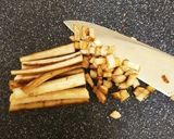 ⁂マクロビ常備菜・ごぼうと胡桃のそぼろ風作り方4写真