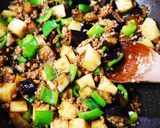 長芋と茄子、ピーマンの肉みそ甜麵醬炒め作り方6写真