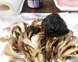 アウトドアで舞茸の磯海苔ホイル焼き作り方3写真