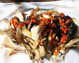 アウトドアで舞茸の磯海苔ホイル焼き作り方5写真