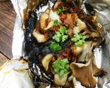 アウトドアで舞茸の磯海苔ホイル焼き作り方8写真