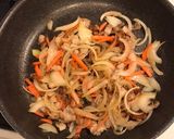簡単★我が家の甘い焼きうどん作り方2写真