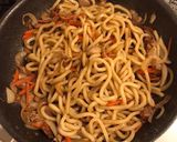 簡単★我が家の甘い焼きうどん作り方3写真
