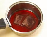 かけておいしい！黒、白、ハイビスカスみつ作り方1写真
