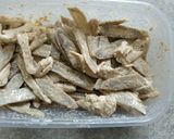 ゴボウとむね肉の胡麻マヨサラダ！作り方5写真