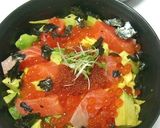 鮭&イクラのプチプチ食感カリフォルニア丼作り方6写真