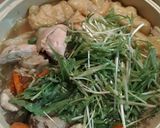 生姜たっぷり丸鶏ぶつ切りの水炊き作り方5写真