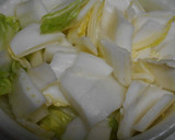 豚コマと白菜の麻婆風【一汁一菜】作り方3写真