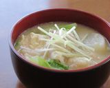 豚バラ肉と白菜と大根のとろろ粕汁作り方4写真