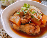 ほろほろ♡手羽元と大根のコーラ煮作り方4写真