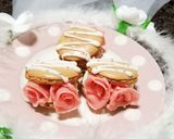 バレンタインにも可愛い花マカロン♥️作り方17写真