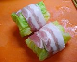 簡単！豚バラちくわチーズ☆ロールキャベツ作り方4写真