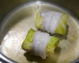 簡単！豚バラちくわチーズ☆ロールキャベツ作り方6写真