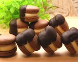 甘すぎないチョコがけマカロン作り方1写真