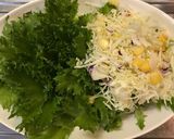 祝日なので朝からサラダを作った作り方12写真