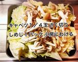 鶏もも肉とキャベツの味噌炒め煮作り方1写真