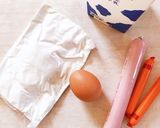HMで♪揚げないお花のアメリカンドッグ作り方1写真