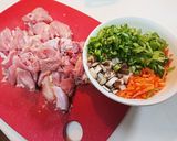 ふわとろ卵の鶏飯オムライス作り方1写真