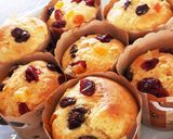 (大量生産)ドライフルーツのカップケーキ作り方3写真