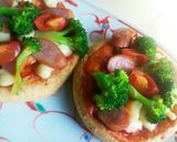 簡単☆糖質オフの簡単カリカリがんもピザ作り方5写真