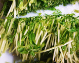 ささみと豆苗の梅和え作り方6写真
