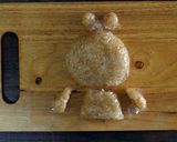 キャラ弁　テッド作り方1写真