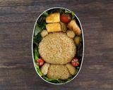 キャラ弁　テッド作り方2写真