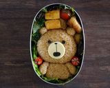キャラ弁　テッド作り方4写真