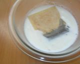 ■ほうじ茶ムース on 黒ゴマタルト■作り方1写真